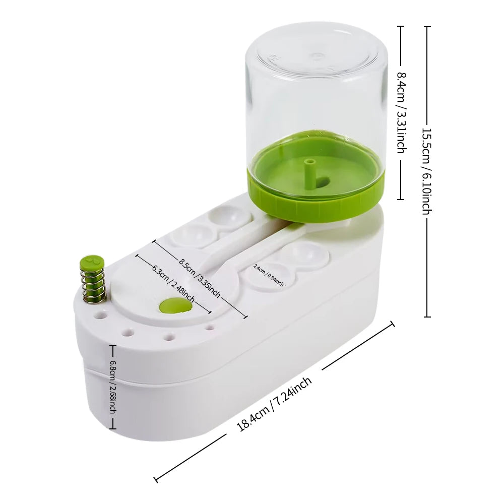 New 1PC Paint Brush Cleaner with Drain Button Automatic Water Circulation Paint Brush Cleaning Machine Cleaning Bucket Art Tool