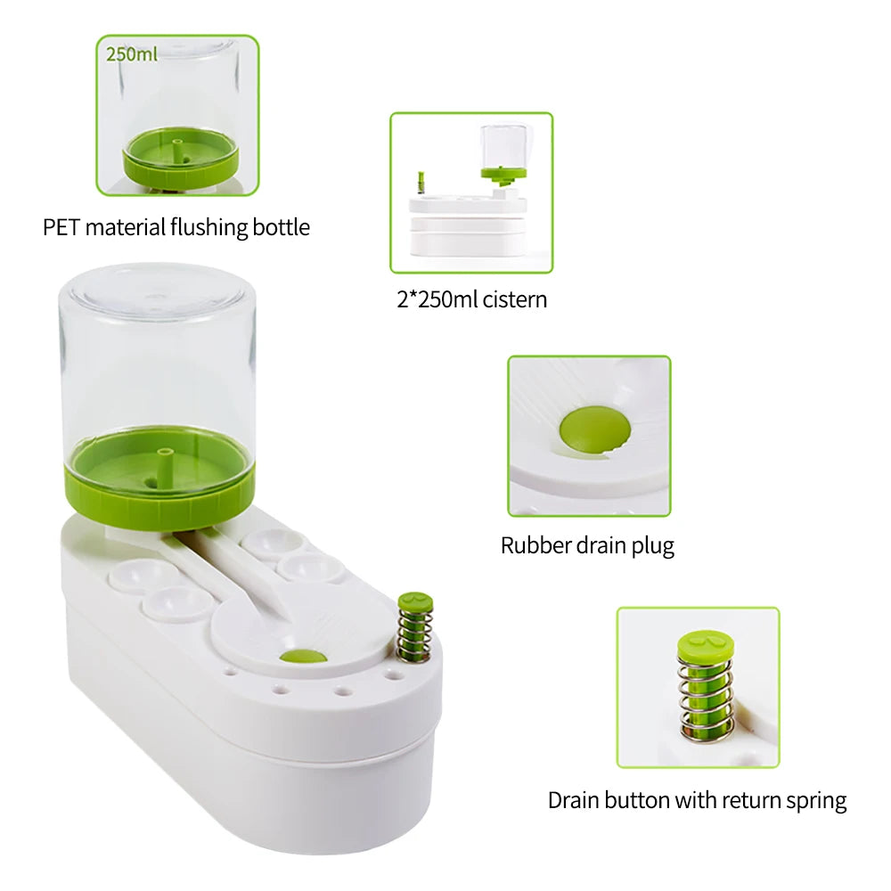 New 1PC Paint Brush Cleaner with Drain Button Automatic Water Circulation Paint Brush Cleaning Machine Cleaning Bucket Art Tool