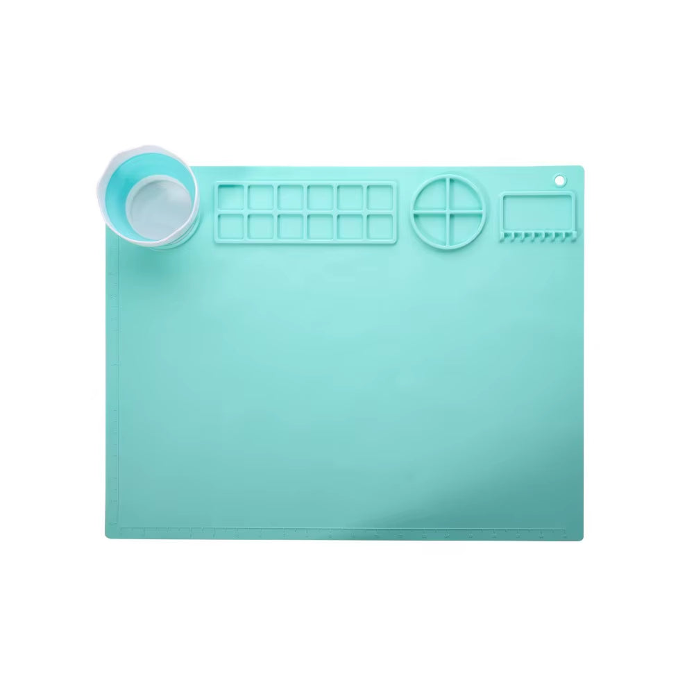 Silicone Silicone Painting Mat Crafts Non-Stick Art Silicone Craft Mat Large Washable Graffiti Painting Mat Children