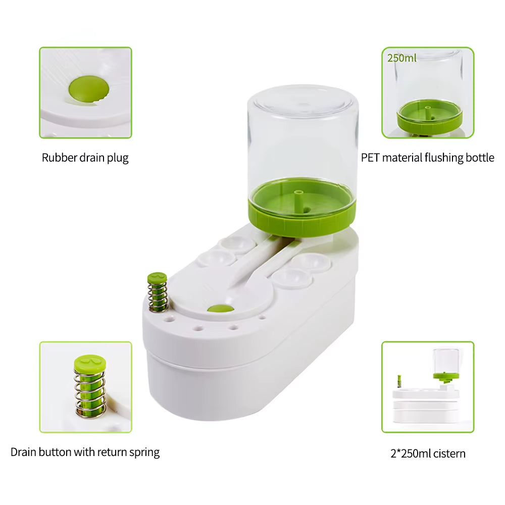 1PC Paint Brushe Cleaner Clean with Drain Button Paint Brushes Graffiti Paint Brush Clean Tool Art Supplies Wash Bucket