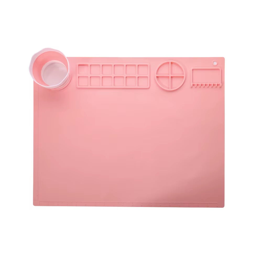 Silicone Silicone Painting Mat Crafts Non-Stick Art Silicone Craft Mat Large Washable Graffiti Painting Mat Children