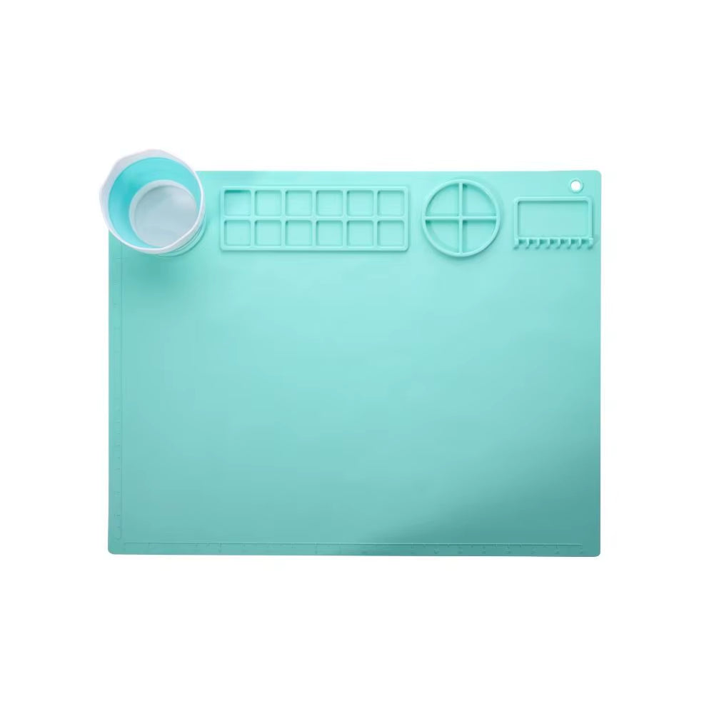 Silicone Silicone Painting Mat Crafts Non-Stick Art Silicone Craft Mat Large Washable Graffiti Painting Mat Children